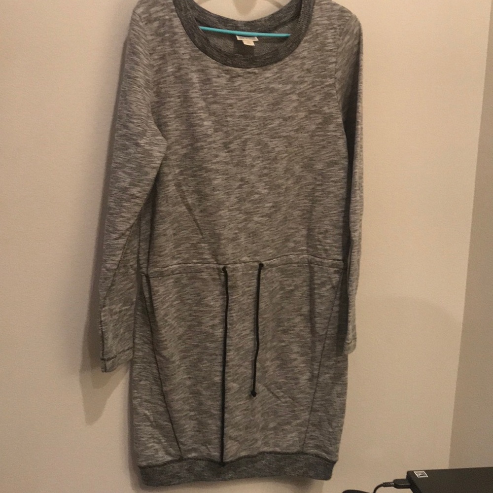 Converse gray sweatshirt material dress